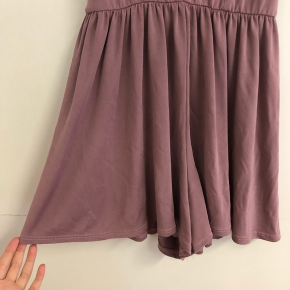 LA Hearts Mauve Romper - Picture 5 of 5